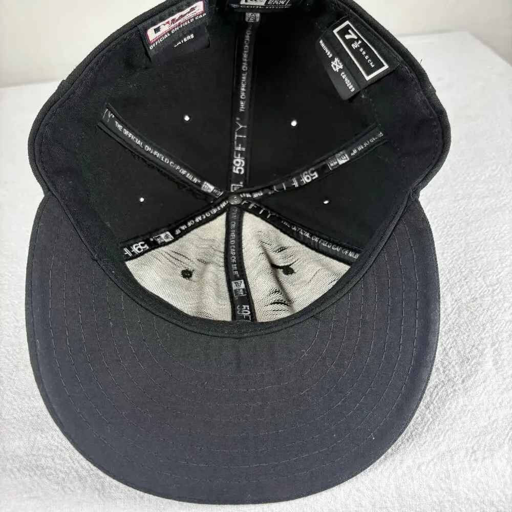 Chicago White Sox MLB Baseball Hat 2007-11 New Era 59FIFTY On Field Cap 7 1/2